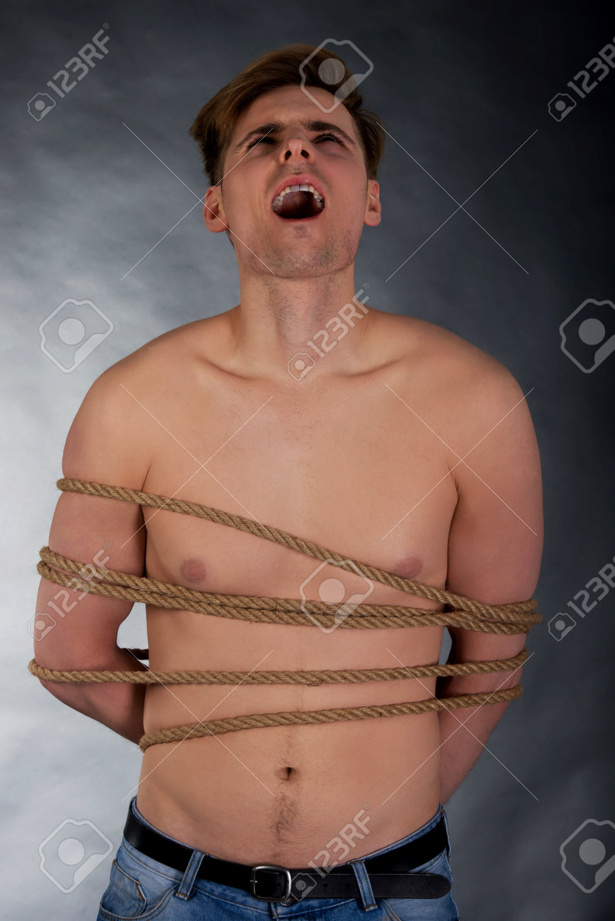 danny gaston add male tied up photo