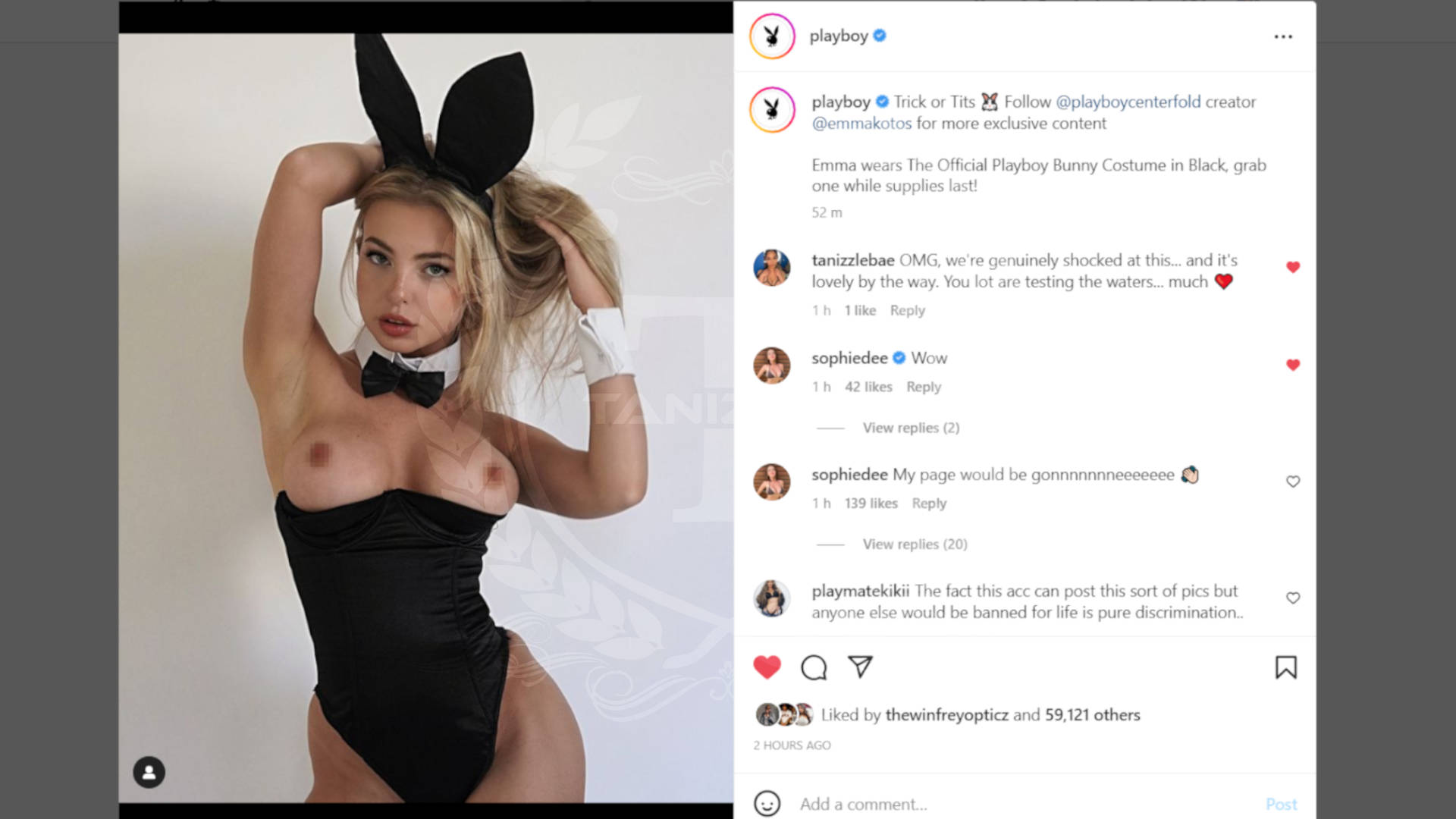 caroline keets add emma kotos playboy photo