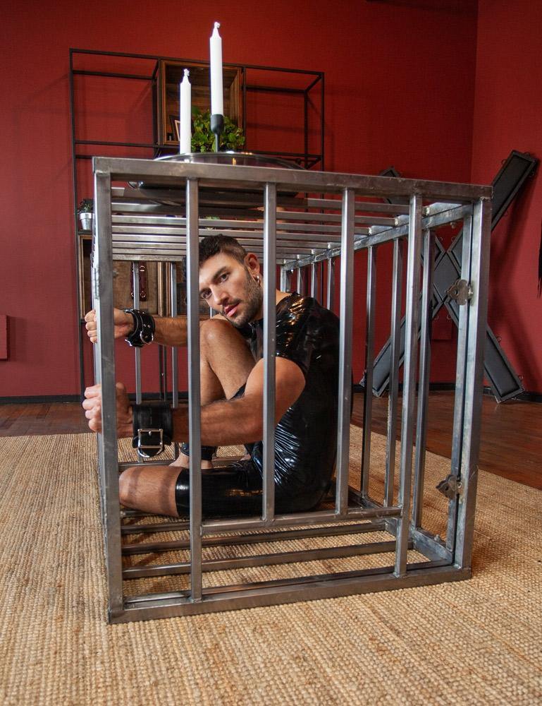 anthony jermaine add the cage bdsm photo