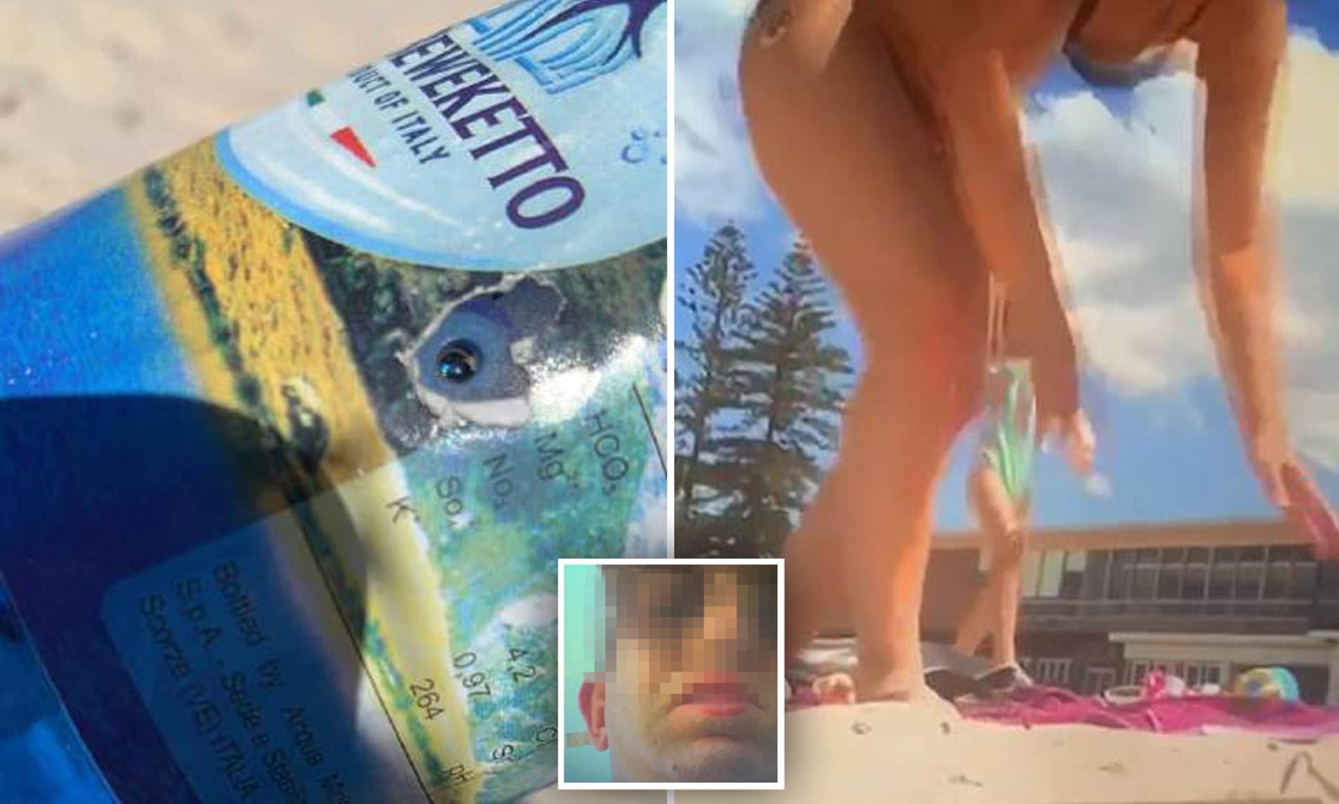 angel mero add hidden cam in the beach photo