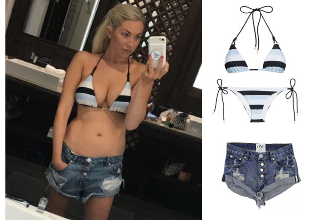 dafina kelmendi add stassi schroeder bikini photo