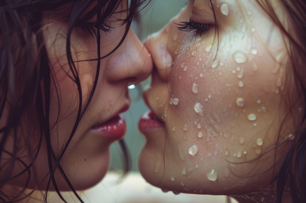 ceno williams add wet lesbian kissing image