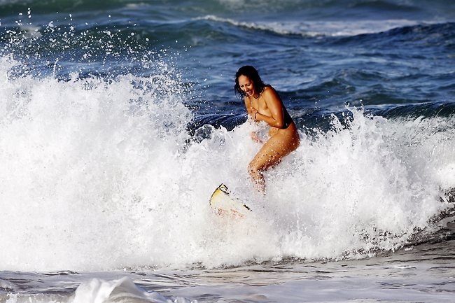 brad vandewater add nude surfboarding image