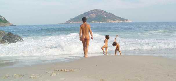 brett mansfield add nude people on a beach image