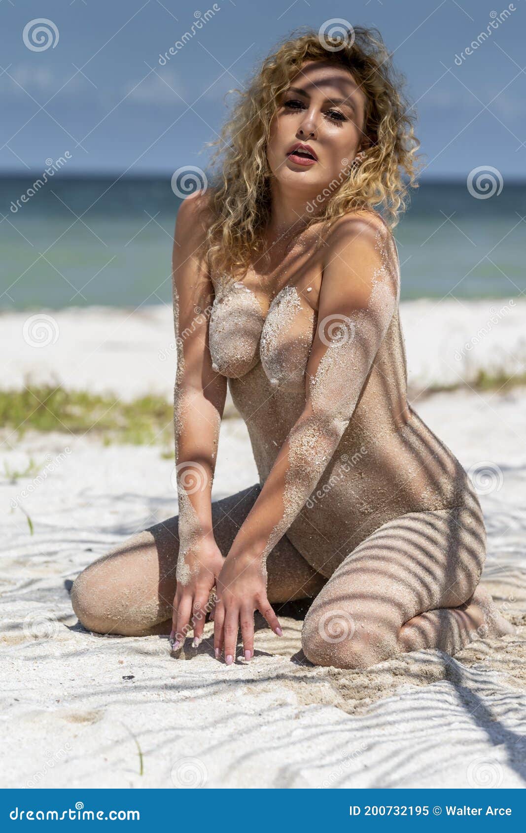 cristina aceves add nude beach posing image