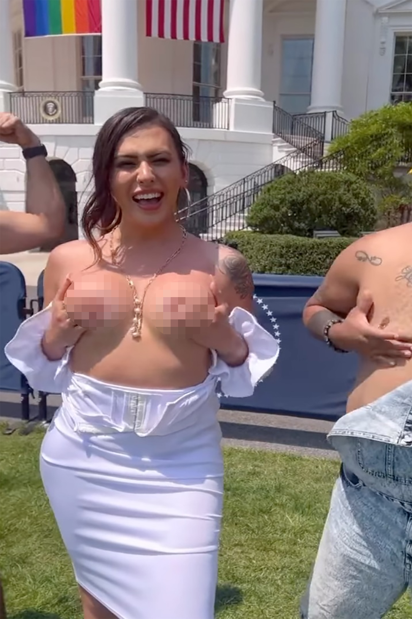 anthony dishman add exposing boobs in public image