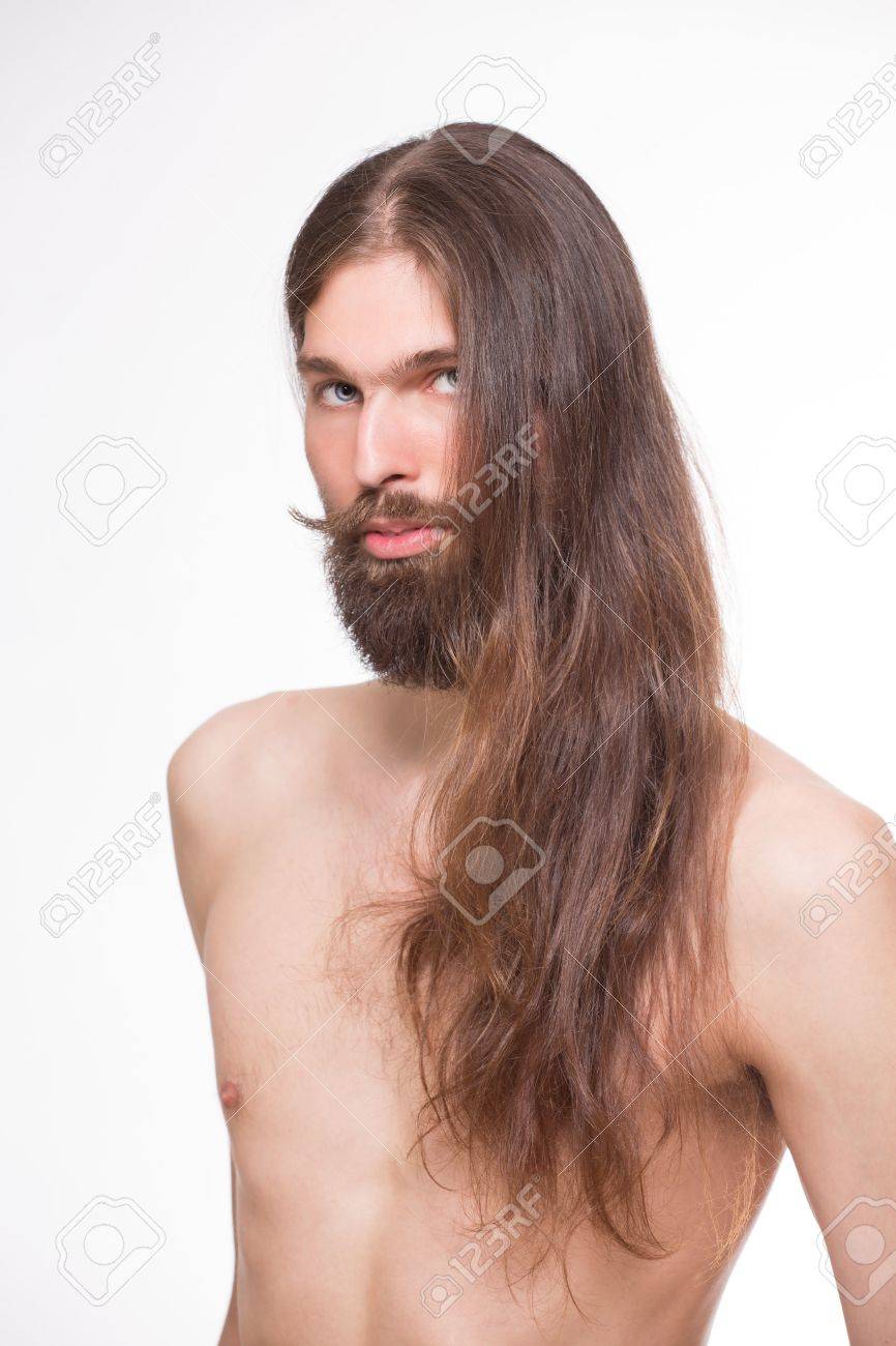 dim wit add naked men long hair photo