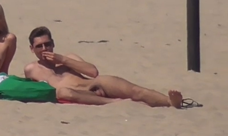 andrew pledger add nude sunbathing male image