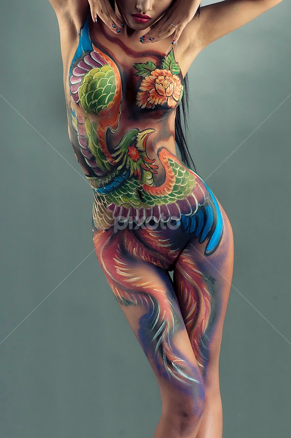 claudia fragoso add nude women bodypaint photo